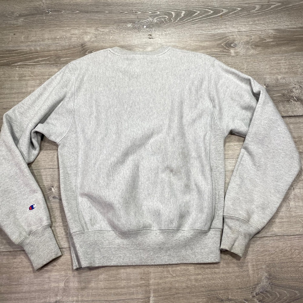 The Citadel Sweatshirt Mens Small Gray NCAA Champion Reverse Weave Crewneck‎ - Picture 7 of 8